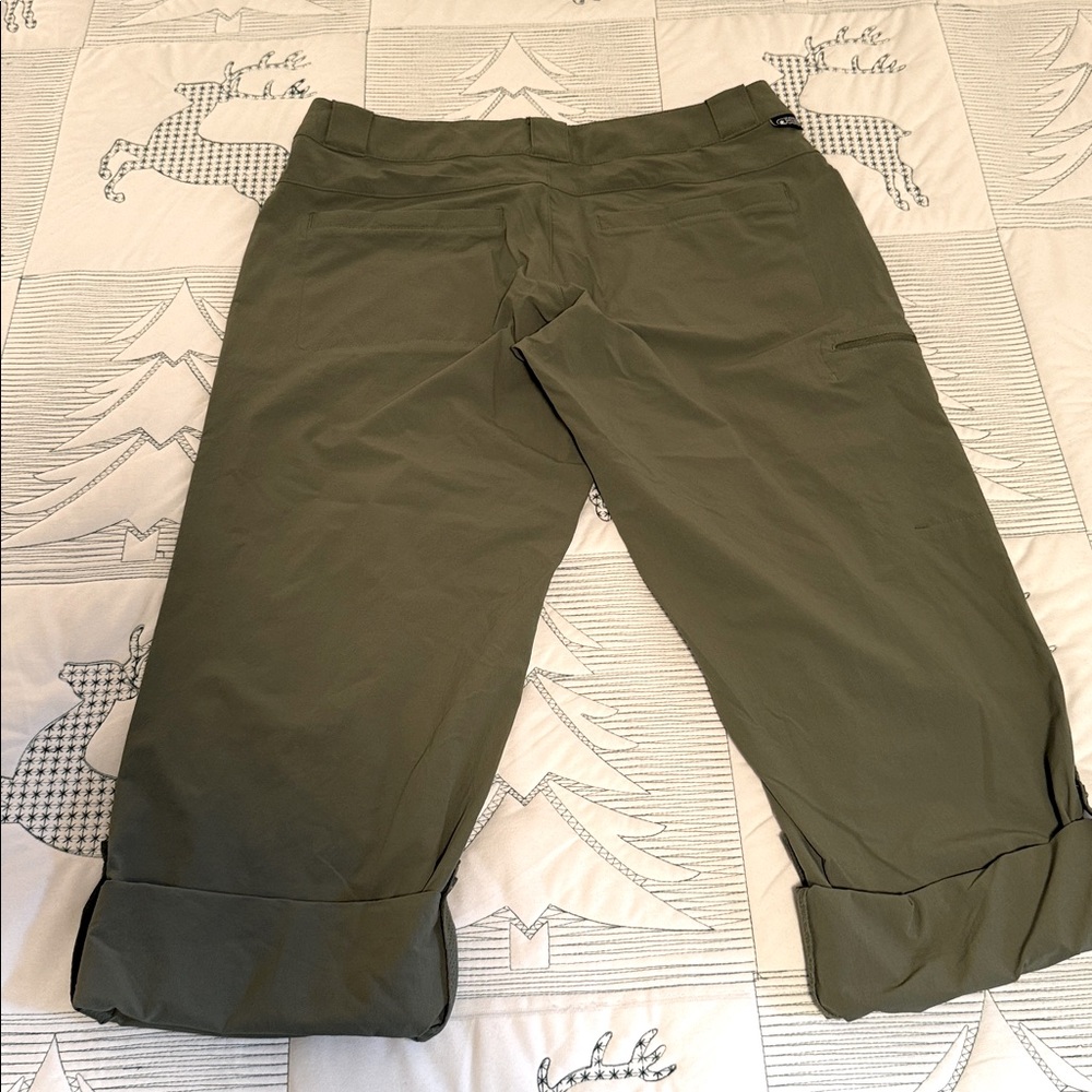 Eastern Mountain Sports Women’s Green Cargo Pants-8R - Picture 3 of 13